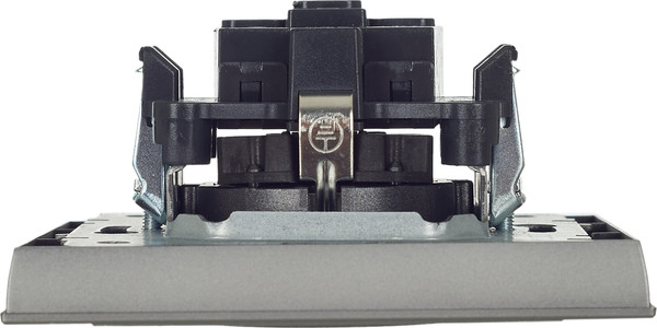 Изображение товара Розетка IEK Brite BR-R14-16-K46-F (сталь)