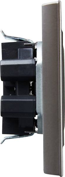 Изображение товара Розетка IEK Brite BR-R23-10-K46-F (сталь)