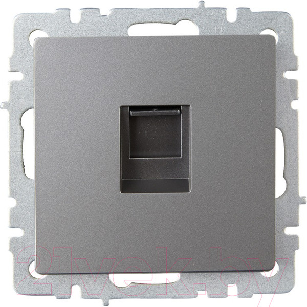 Изображение товара Розетка IEK Brite BR-K10-2-K46 (сталь)