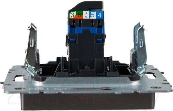 Изображение товара Розетка IEK Brite BR-K10-2-K46 (сталь)