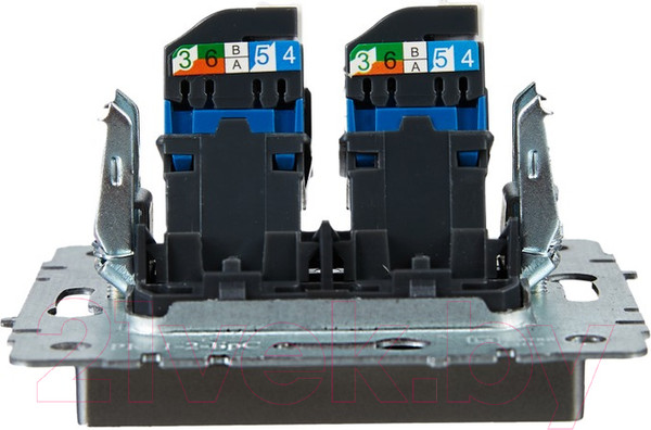 Изображение товара Розетка IEK Brite BR-K20-2-K46 (сталь)