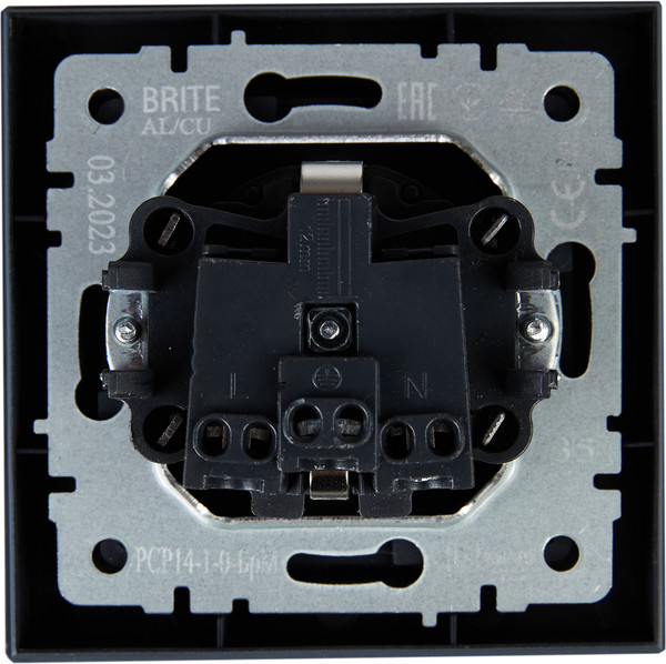 Изображение товара Розетка IEK Brite BR-R14-16-K35-F (маренго)