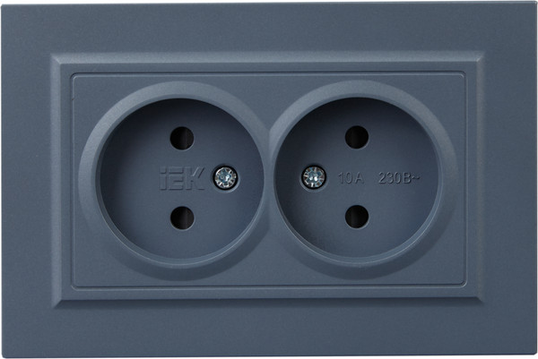 Изображение товара Розетка IEK Brite BR-R23-10-K35-F (маренго)