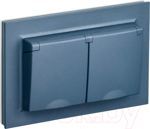 Изображение товара Розетка IEK Brite BR-R26-16-44-K35-F (маренго)