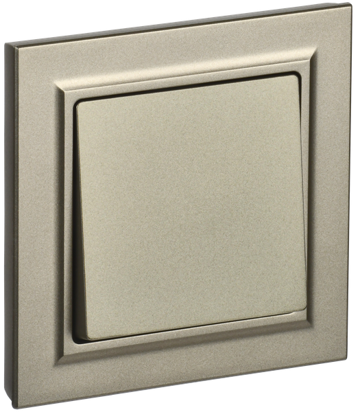 Изображение товара Выключатель IEK Brite BR-V10-0-10-K37-F (шампань)