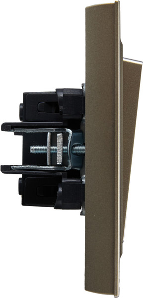 Изображение товара Выключатель IEK Brite BR-V10-0-10-K37-F (шампань)