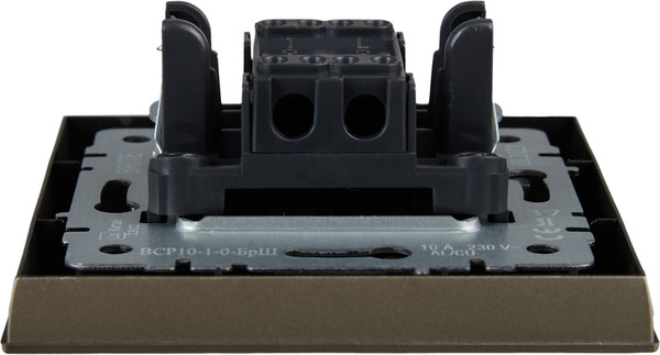 Изображение товара Выключатель IEK Brite BR-V10-0-10-K37-F (шампань)