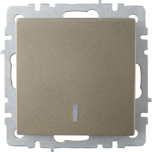 Изображение товара Выключатель IEK Brite BR-V12-1-10-K37 (шампань)