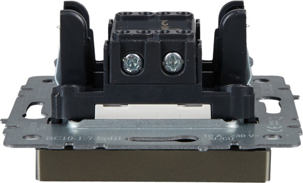 Изображение товара Выключатель IEK Brite BR-V12-1-10-K37 (шампань)