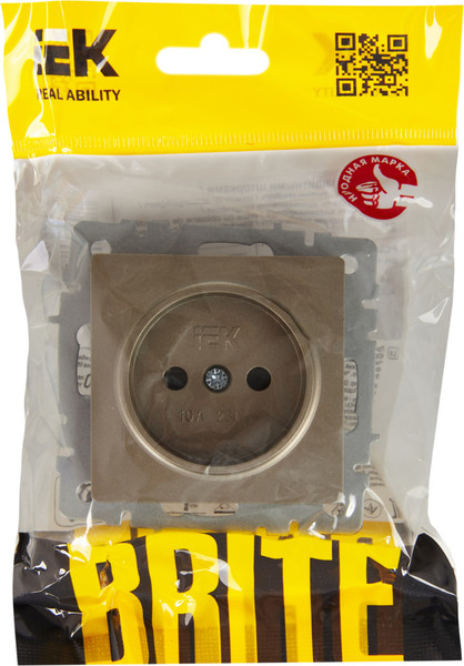 Изображение товара Розетка IEK Brite BR-R13-10-K37 (шампань)