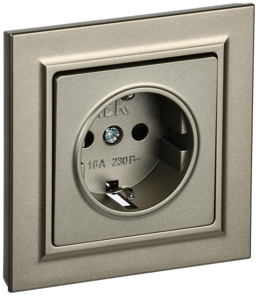 Изображение товара Розетка IEK Brite BR-R14-16-K37-F (шампань)