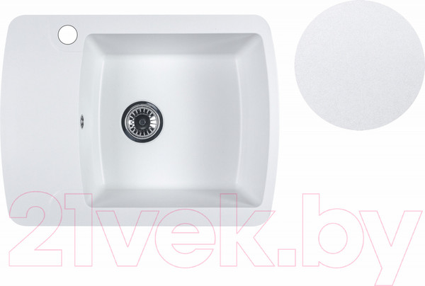 Изображение товара Мойка кухонная БелЭворс Flexi R (белый, без сифона)