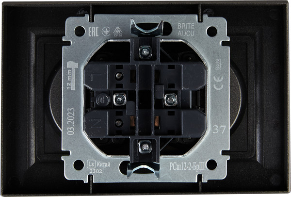 Изображение товара Розетка IEK Brite BR-R23-10-K37-F (шампань)