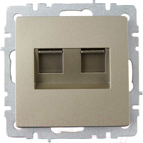 Изображение товара Розетка IEK Brite BR-K20-2-K37 (шампань)