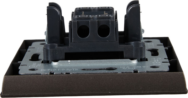Изображение товара Выключатель IEK Brite BR-V10-0-10-K45-F (темная бронза)