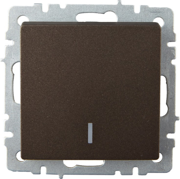 Изображение товара Выключатель IEK Brite BR-V12-1-10-K45 (темная бронза)