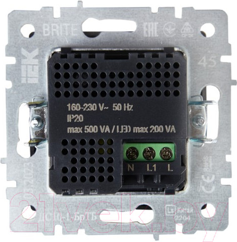 Изображение товара Датчик движения IEK Brite BR-MS10-N-150-05-K45 (темная бронза)