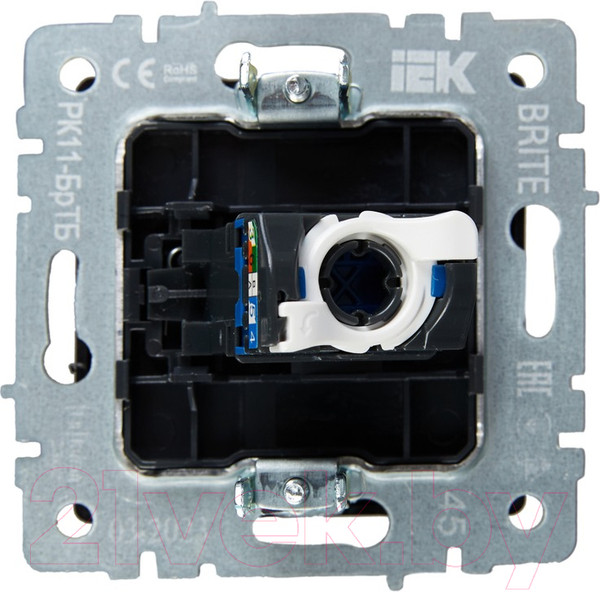 Изображение товара Розетка IEK Brite BR-K10-2-K45 (темная бронза)