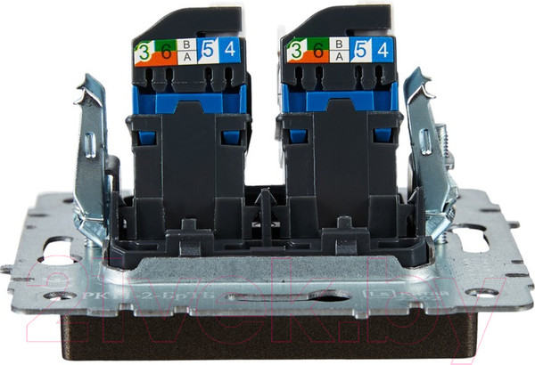 Изображение товара Розетка IEK Brite BR-K20-2-K45 (темная бронза)