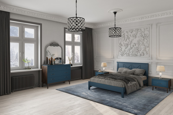 Изображение товара Комод Bravo Мебель Гориция (таксус/лак сапфировый)