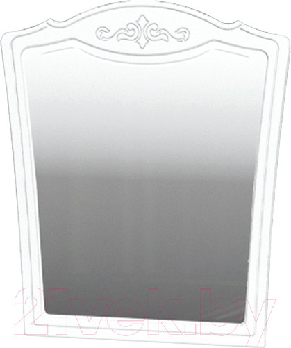 Изображение товара Зеркало Bravo Мебель Лотос (белый/лак белый)