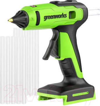 Изображение товара Клеевой пистолет Greenworks Аккумуляторный G24GLG (3502207)