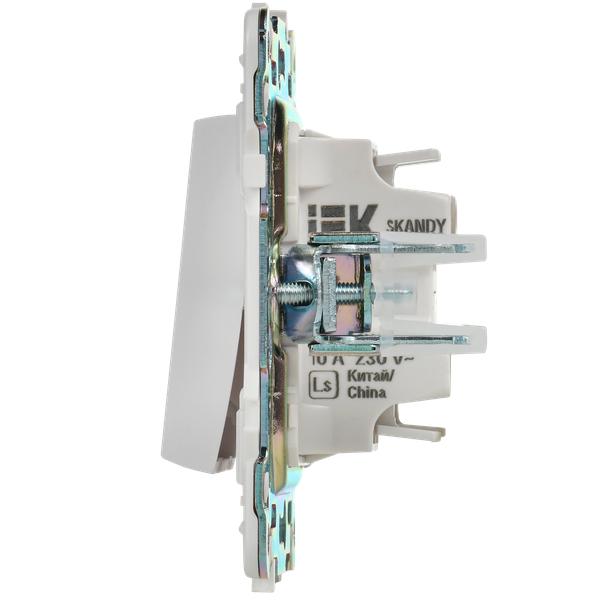 Изображение товара Выключатель IEK Skandy SK-V10-0-10-K01 (арктический белый)