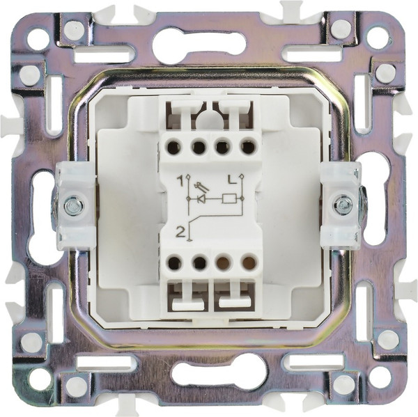Изображение товара Выключатель IEK Skandy SK-V12-1-10-K01 (арктический белый)
