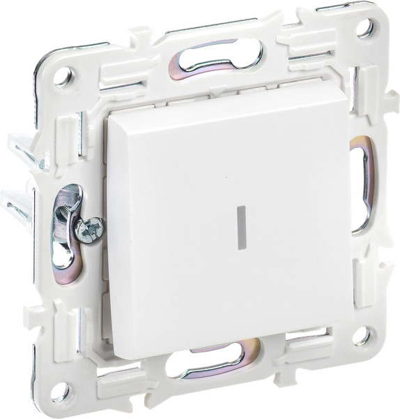 Изображение товара Выключатель IEK Skandy SK-V12-1-10-K01 (арктический белый)