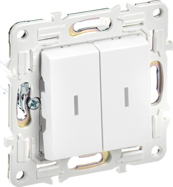 Изображение товара Выключатель IEK Skandy SK-V22-1-10-K01 (арктический белый)