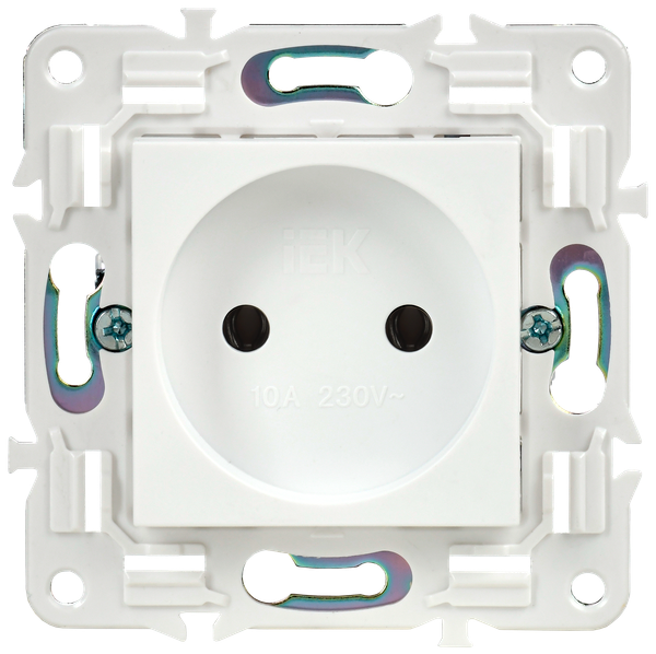Изображение товара Розетка IEK Skandy SK-R10-10-K01 (белый)