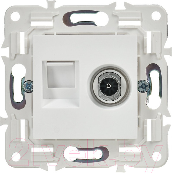 Изображение товара Розетка IEK Skandy SK-AK20-2-K01 (белый)