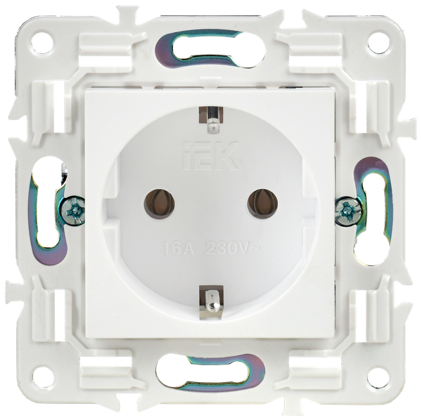 Изображение товара Розетка IEK Skandy SK-R11-16-K01 (белый)