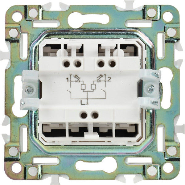 Изображение товара Выключатель IEK Skandy SK-V22-1-10-K02 (черный)