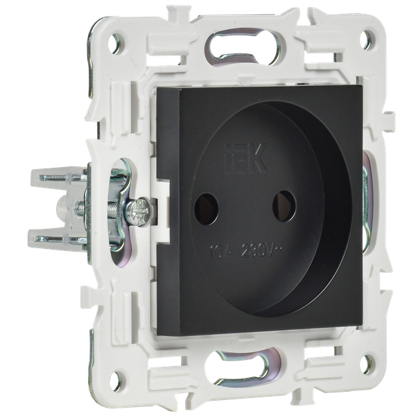 Изображение товара Розетка IEK Skandy SK-R10-10-K02 (черный)