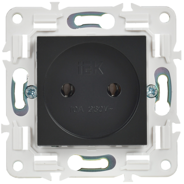 Изображение товара Розетка IEK Skandy SK-R10-10-K02 (черный)