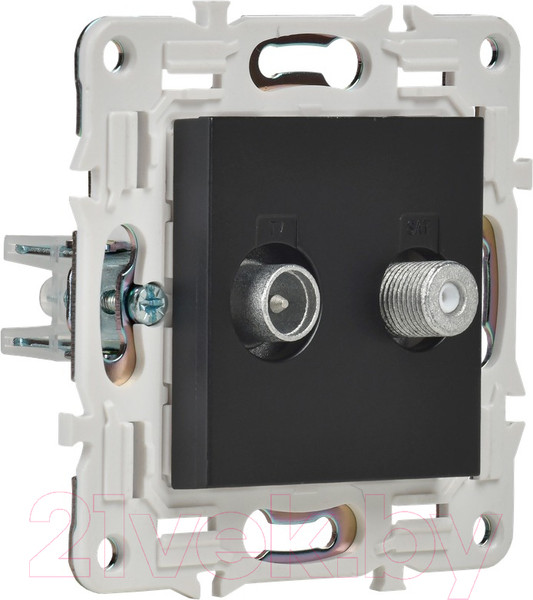 Изображение товара Розетка IEK Skandy SK-AF20-O-K02 (черный)