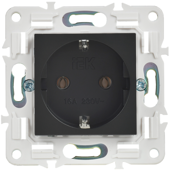 Изображение товара Розетка IEK Skandy SK-R11-16-K02 (черный)