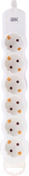 Изображение товара Колодка удлинителя IEK WYP10-D-KP-16-06-ZS-K01