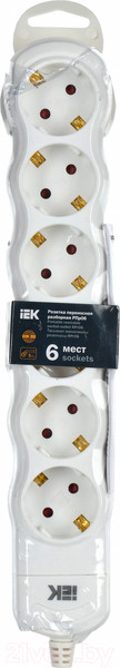 Изображение товара Колодка удлинителя IEK WYP10-D-KP-16-06-ZS-K01