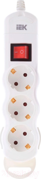Изображение товара Колодка удлинителя IEK WYP10-D-KP-16-03-ZKS-K01