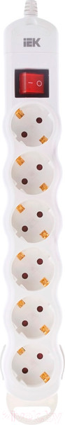 Изображение товара Колодка удлинителя IEK WYP10-D-KP-16-06-ZKS-K01