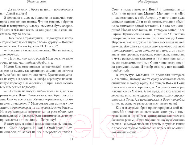 Изображение товара Книга Like Book Планы на лето / 9785041996598 (Лавринович А.)