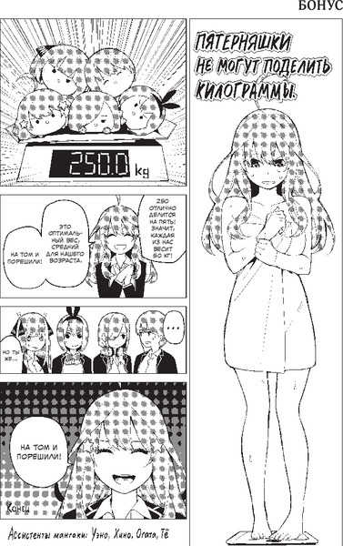 Изображение товара Манга Комильфо Пять невест. Книга 1 твердая обложка (Харуба Нэги)