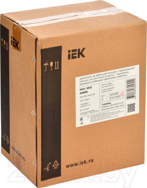 Изображение товара Удлинитель на катушке IEK GD-KP20-16-01-50