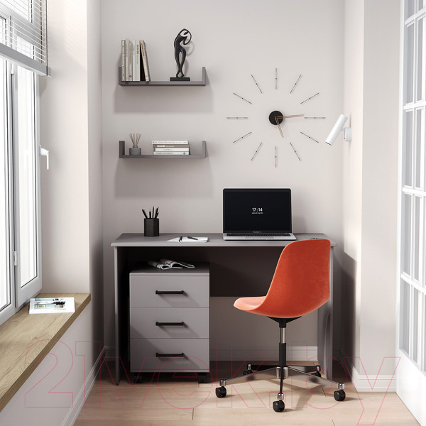 Изображение товара Письменный стол Soma СП12 (серый)