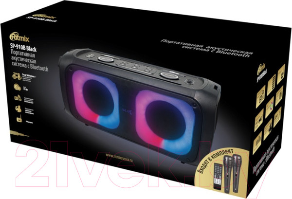 Изображение товара Портативная колонка Ritmix SP-910B (черный)