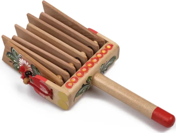 Изображение товара Трещотка музыкальная Мастерская Сереброва MS-K2-TR-07