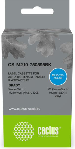 Изображение товара Картридж-лента Cactus CS-M210-750595BK