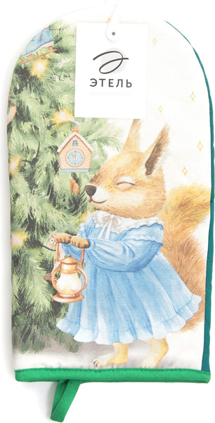 Изображение товара Рукавица-прихватка Этель Сказочная елка / 10366902